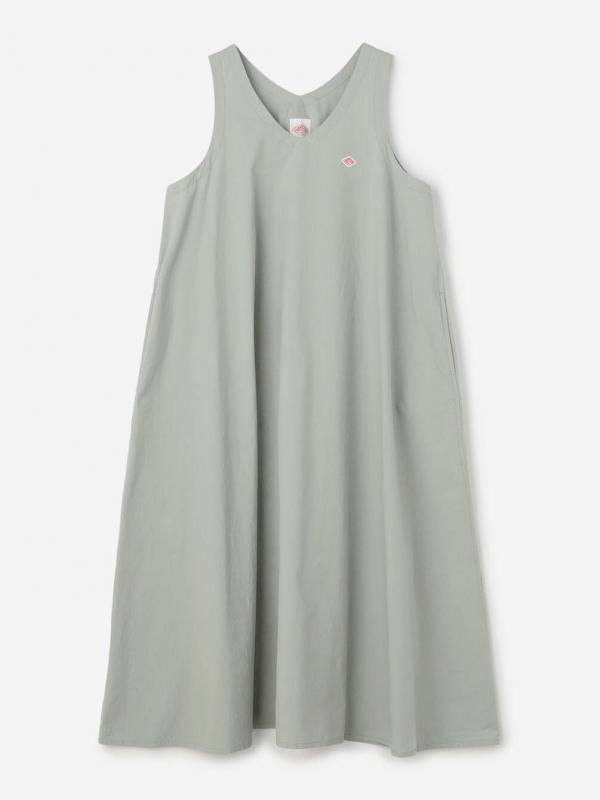 DANTON | ハイカウントコットン Vネックワンピース WOMEN