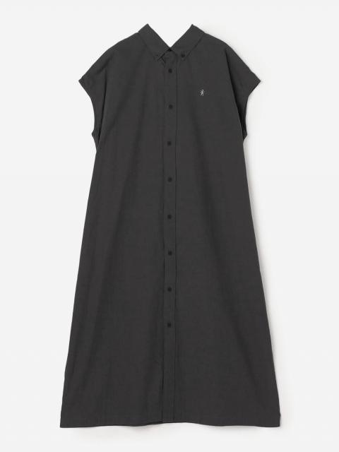 Gymphlex | コットン スリーブレス ボタンダウンシャツワンピース WOMEN