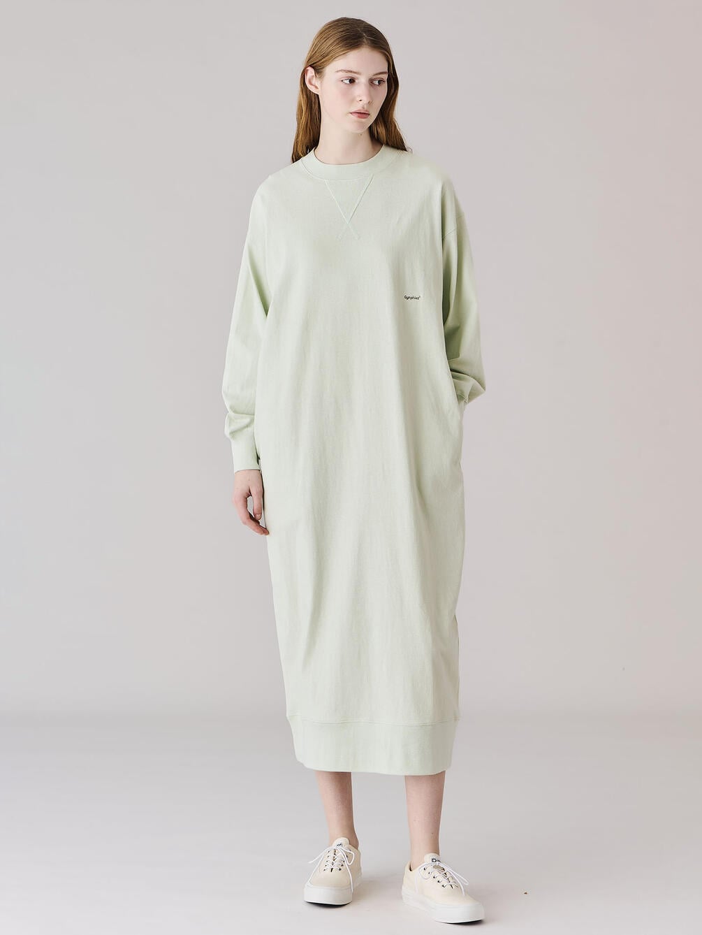 Gymphlex | コットンジャージー クルーネックワンピース WOMEN