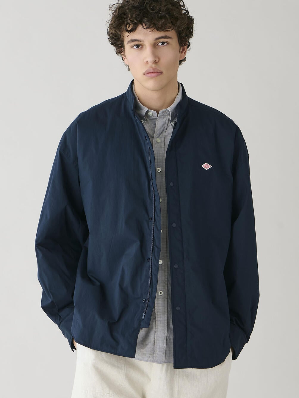 DANTON | ポプリン 長袖シャツジャケット MEN