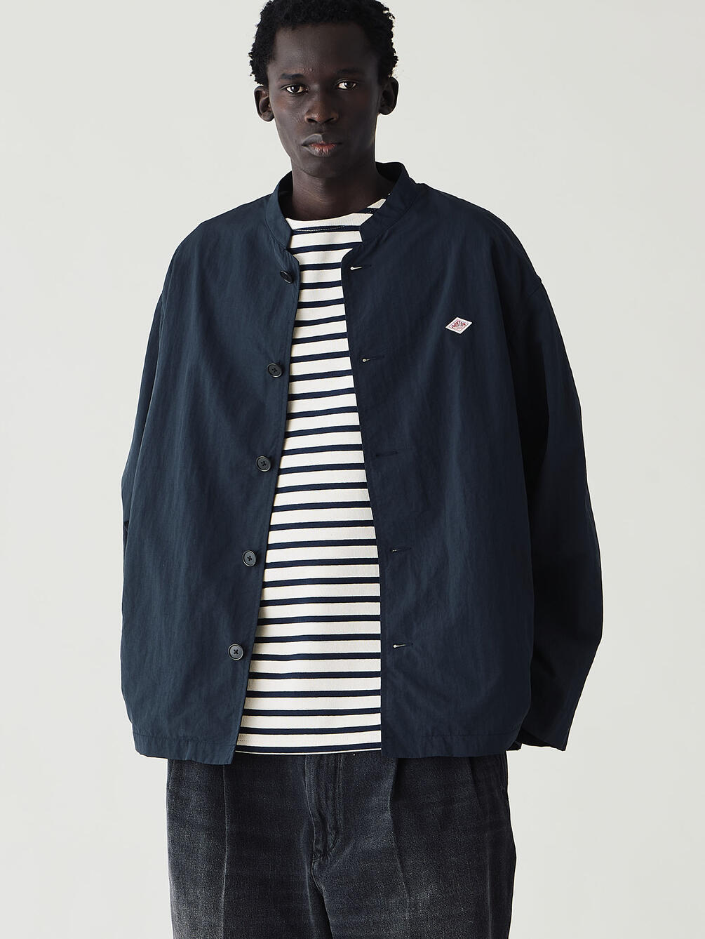 DANTON | ナイロンタッサー バンドカラージャケット MEN