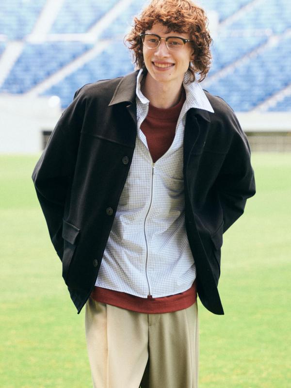 Gymphlex | ツイルジャージー オーバージャケット MEN