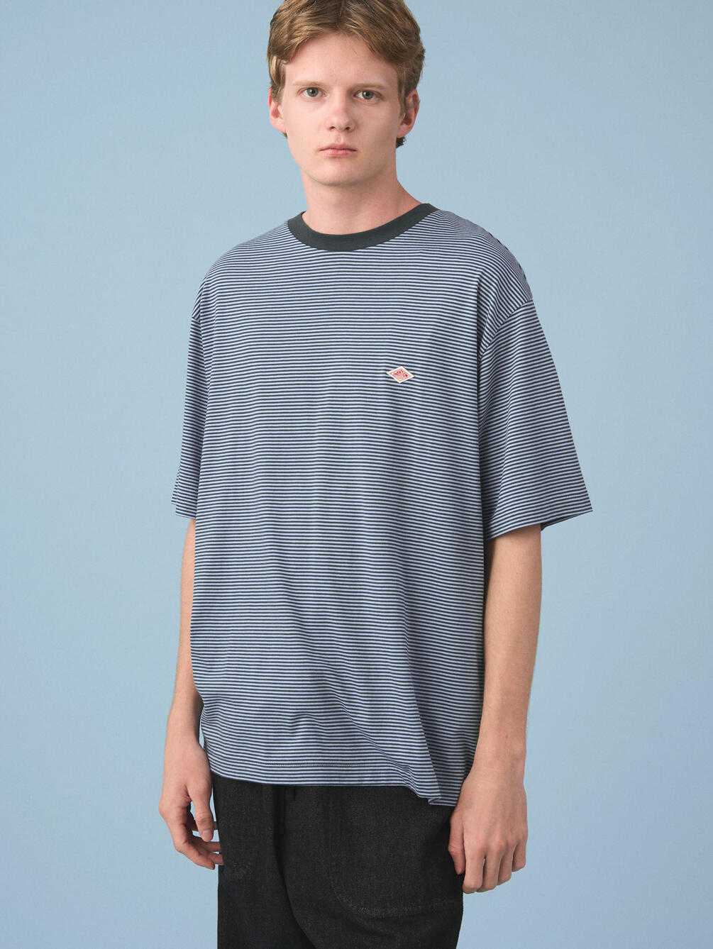 DANTON | ボーダー クルーネックTシャツ MEN