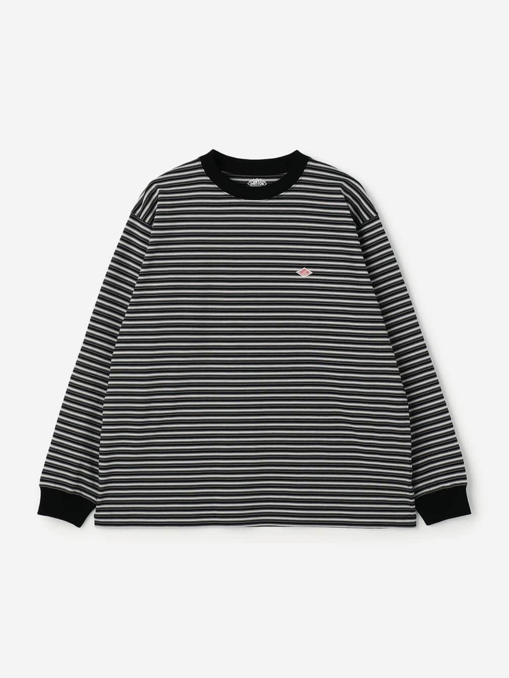 DANTON | クルーネック 長袖ボーダーTシャツ MEN