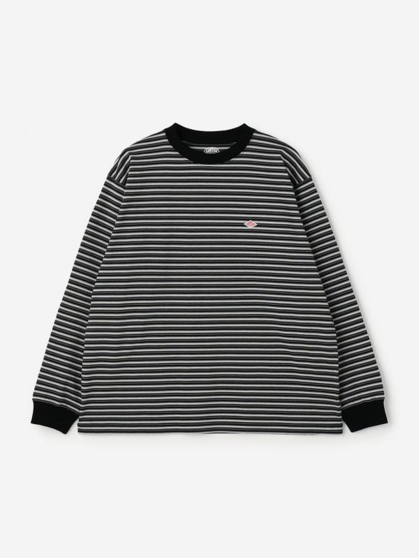 DANTON | クルーネック 長袖ボーダーTシャツ MEN