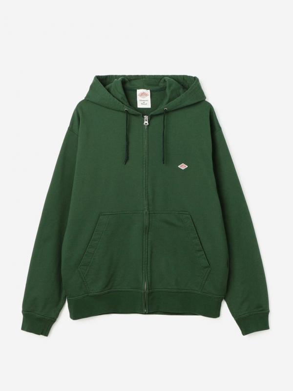 DANTON | コットンテリー ジップパーカー MEN