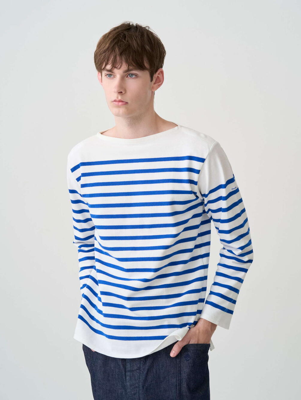 ORCIVAL | ラッセル ボートネック フレンチセーラーTシャツ MEN