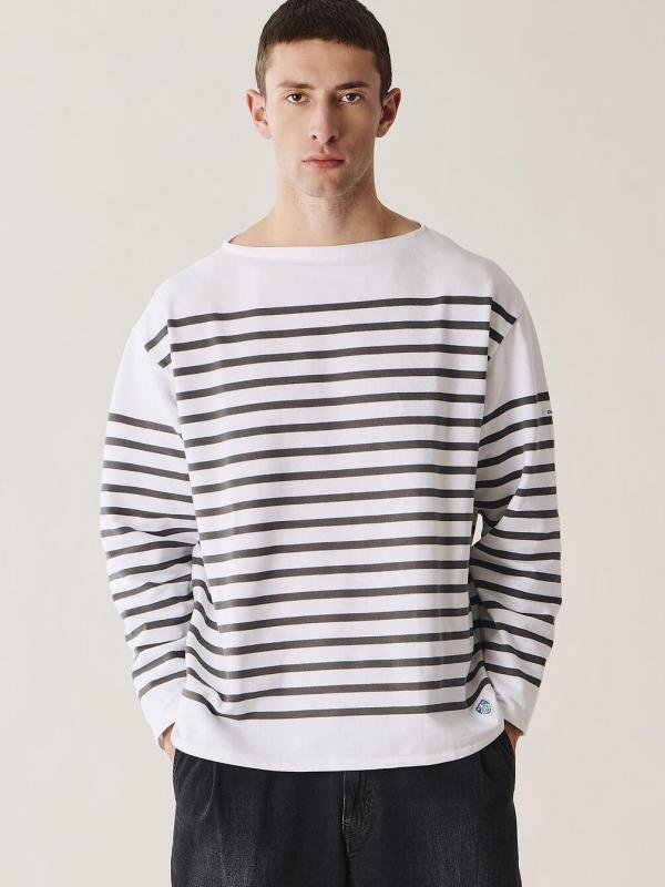 ORCIVAL | ラッセル ボートネック ワイドセーラーTシャツ MEN