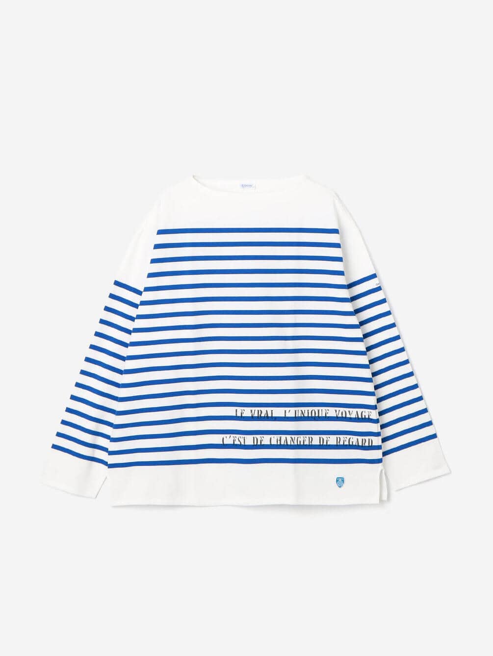 ORCIVAL | ラッセル ボートネック プリントワイドバスクTシャツ MEN