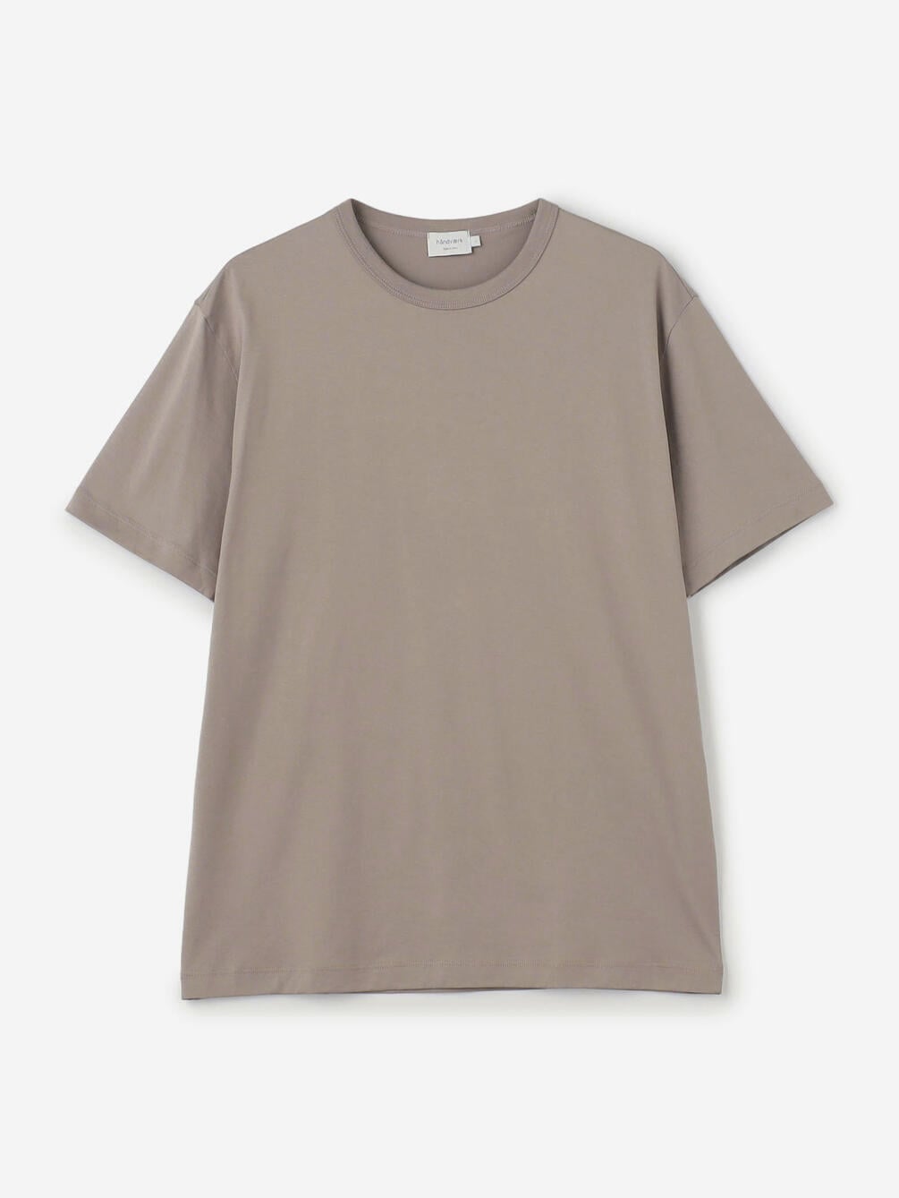 handvaerk | 60/2 クルーネック半袖Tシャツ SOLID MEN