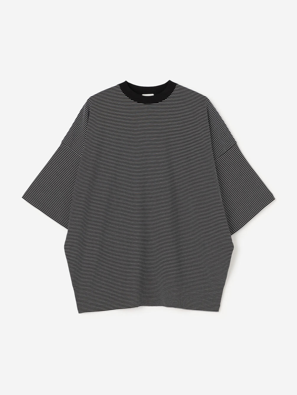 handvaerk | 60/2 ビッグクルーネックTシャツ STRIPE MEN