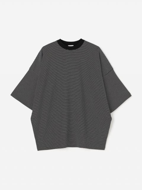 handvaerk | 60/2 ビッグクルーネックTシャツ STRIPE MEN