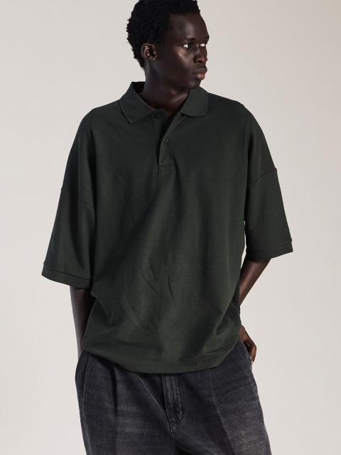 handvaerk | コットンピケ ビッグポロシャツ MEN