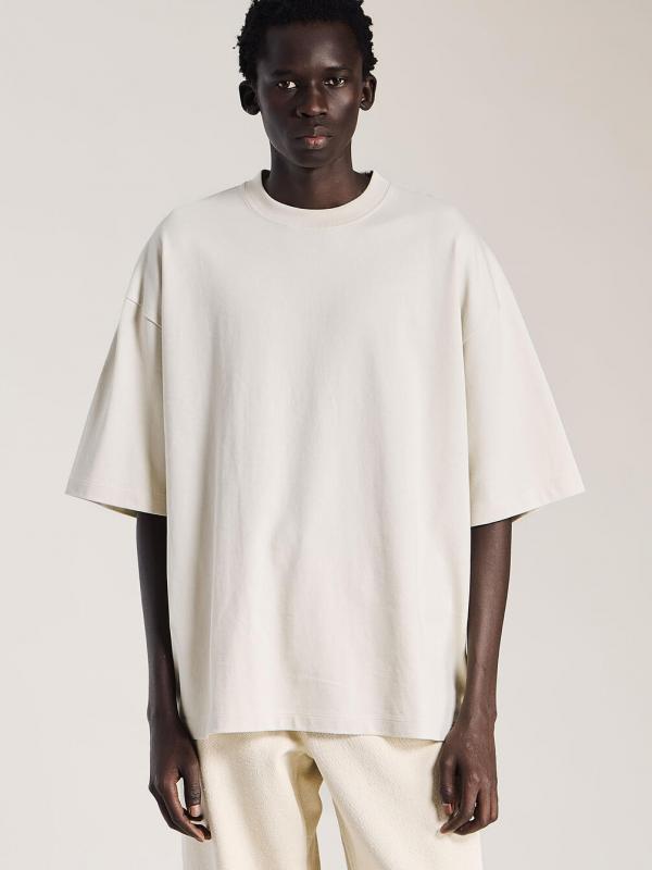 handvaerk | コットン クルーネック半袖Tシャツ MEN