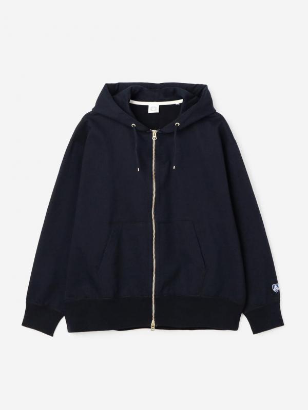 ORCIVAL | 裏毛 コットン フレンチテリージップフーディー MEN