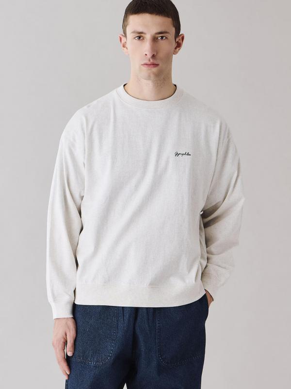 Gymphlex | コットンジャージー クルーネック長袖Tシャツ MEN