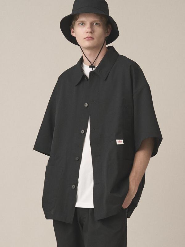 DANTON | リップストップ 半袖カバーオールシャツ MEN