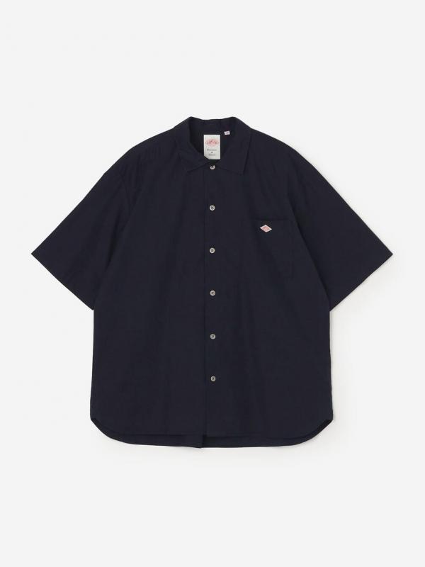 DANTON | コットンポプリン 半袖ワークシャツ SOLID MEN