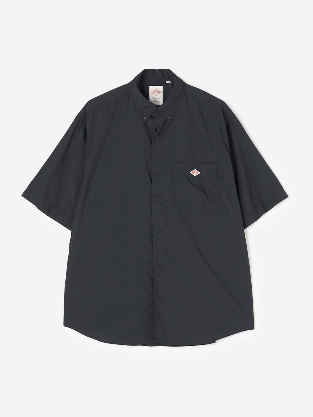 DANTON | ナイロンタイプライター プランサーボタンダウン半袖シャツ MEN
