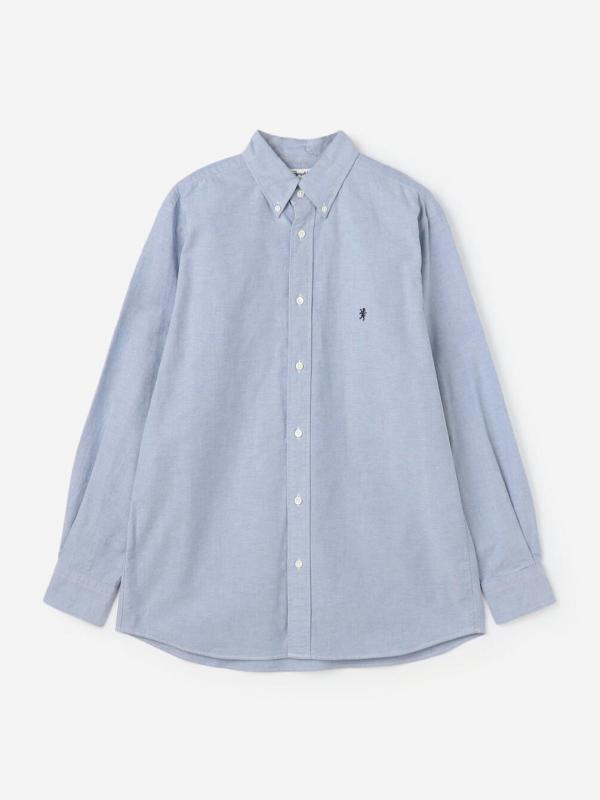 Gymphlex | オックスフォード 長袖ボタンダウンシャツ SOLID MEN