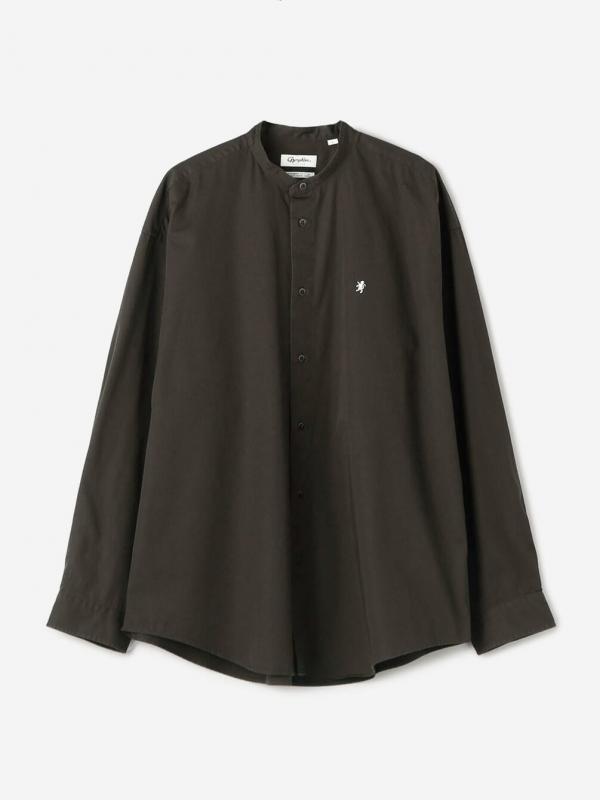 Gymphlex | バンドカラー長袖シャツ SOLID MEN