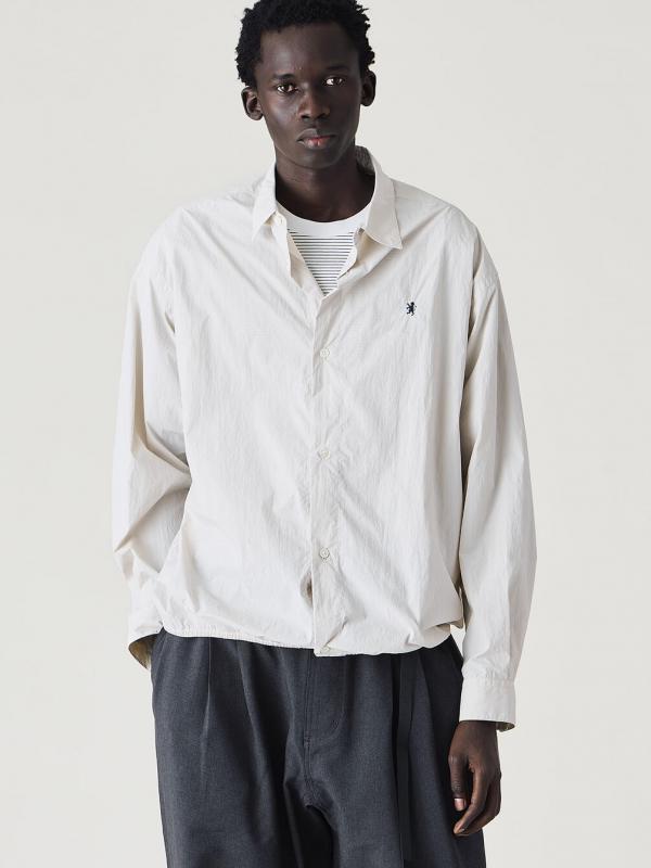 Gymphlex | ナイロンタスラン 長袖ギャザーシャツ MEN