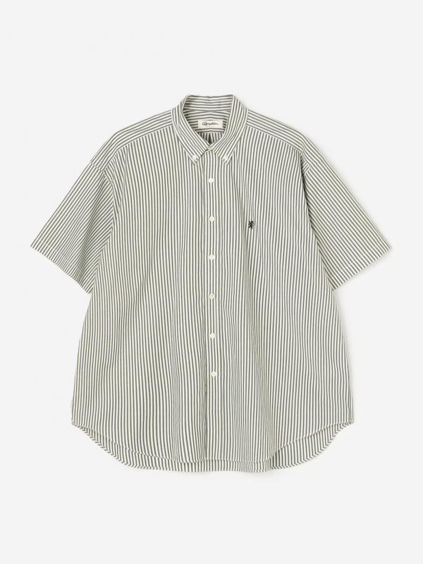 Gymphlex | ボタンダウン半袖シャツ STRIPE MEN