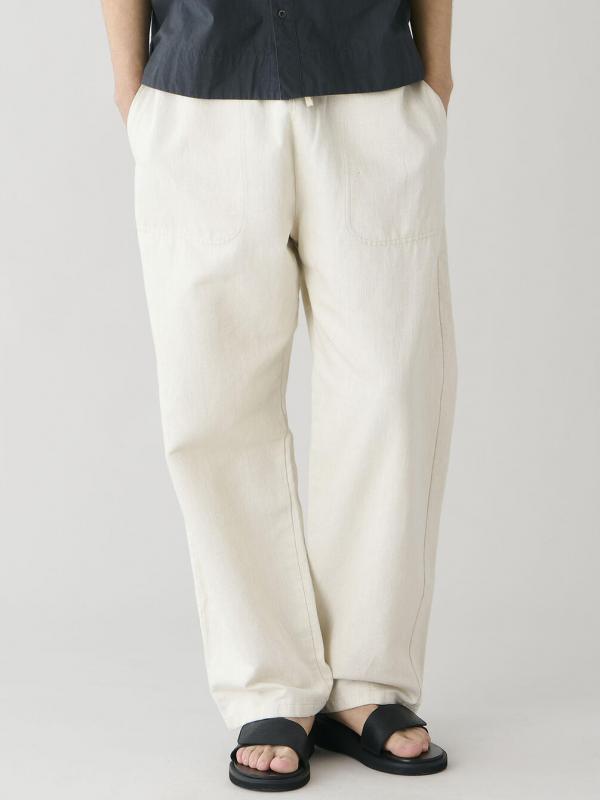 DANTON | コットンリネンツイル イージーパンツ MEN