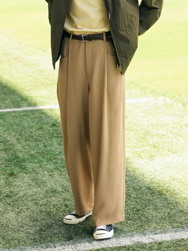 Gymphlex | タック ワイドイージーパンツ MEN