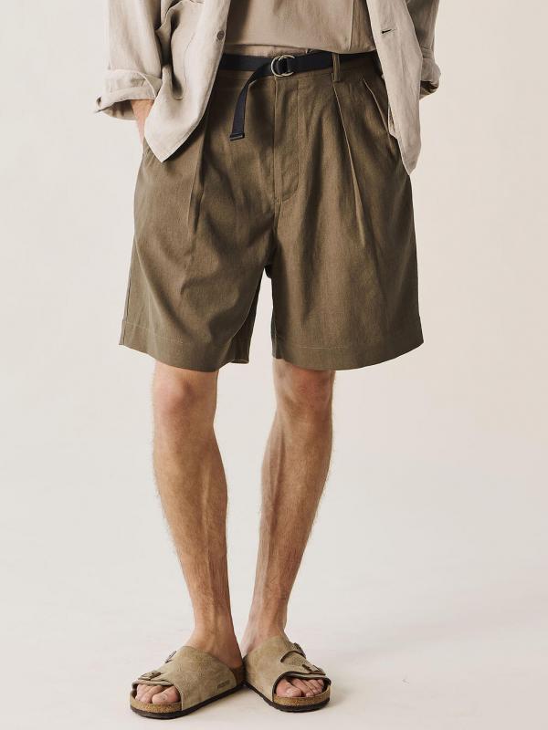 ORCIVAL | 〈別注〉 ボディシェルオックスフォード タックショーツ MEN