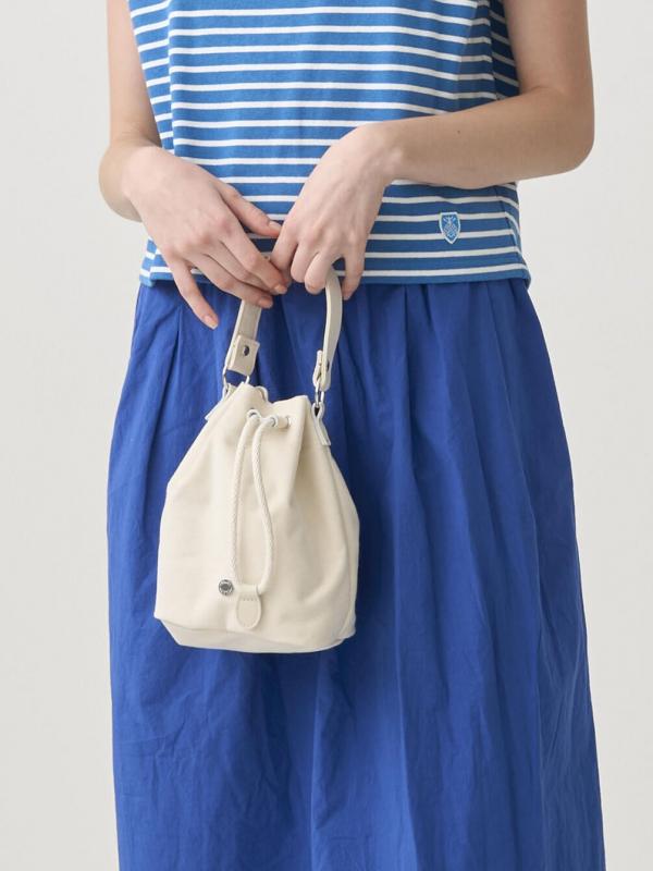 ＜先行予約＞ORCIVAL | ツイル パース巾着バッグ UNISEX