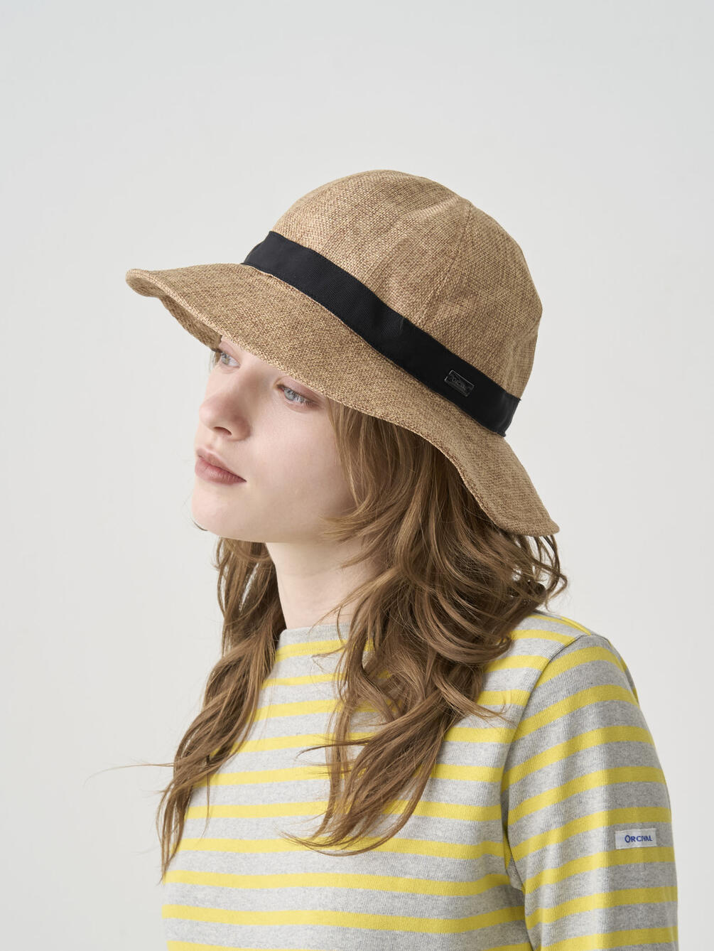 ORCIVAL | ラフィアライク 6Pハット UNISEX