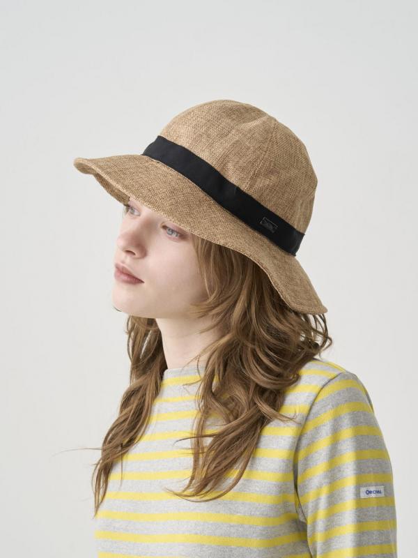 ORCIVAL | ラフィアライク 6Pハット UNISEX