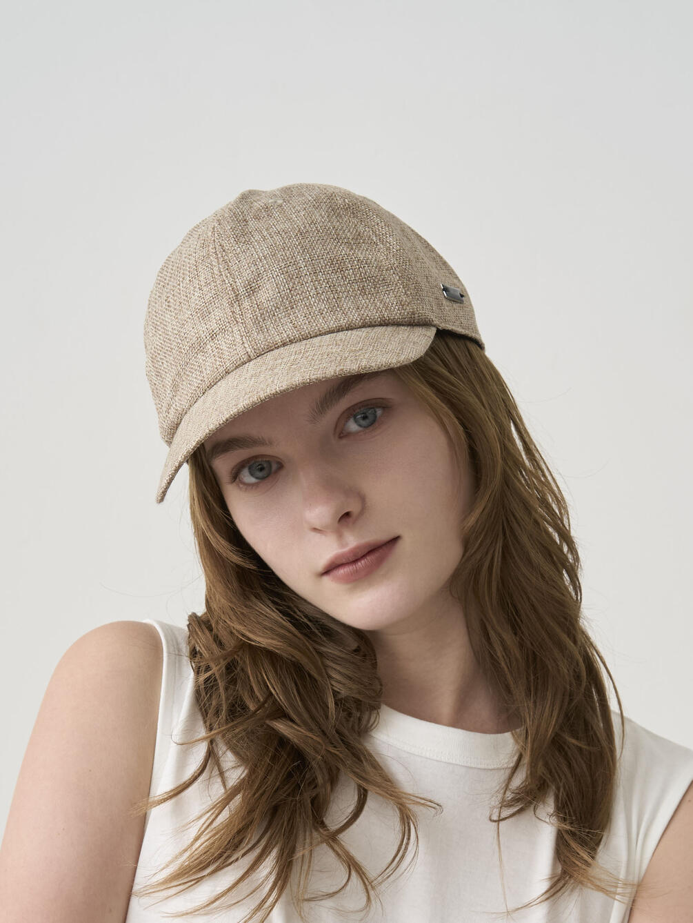 ORCIVAL | ラフィアライク 6Pキャップ UNISEX