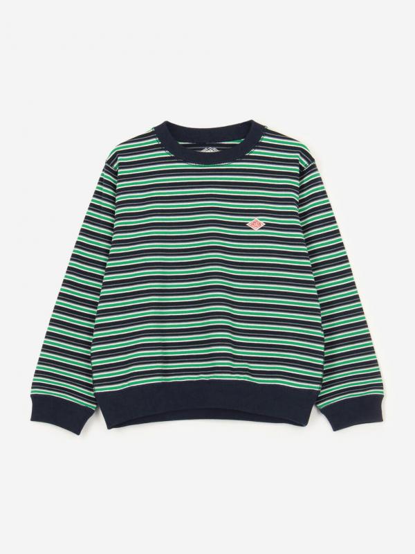 DANTON | キッズ ボーダー 長袖スウェットTシャツ