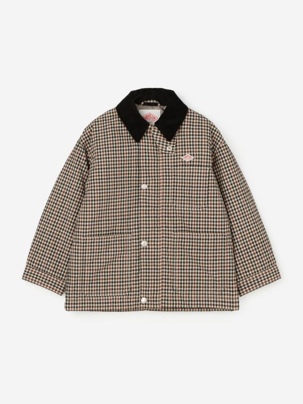 DANTON | キッズ 中綿ナイロン カバーオールジャケット