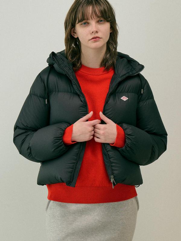 【先行予約】DANTON | ナイロンリップストップ ダウンフードジャケット WOMEN