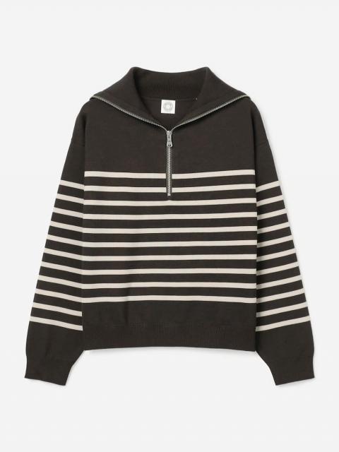 ORCIVAL | プレーティング ストライプセーラ―カラープルオーバー WOMEN