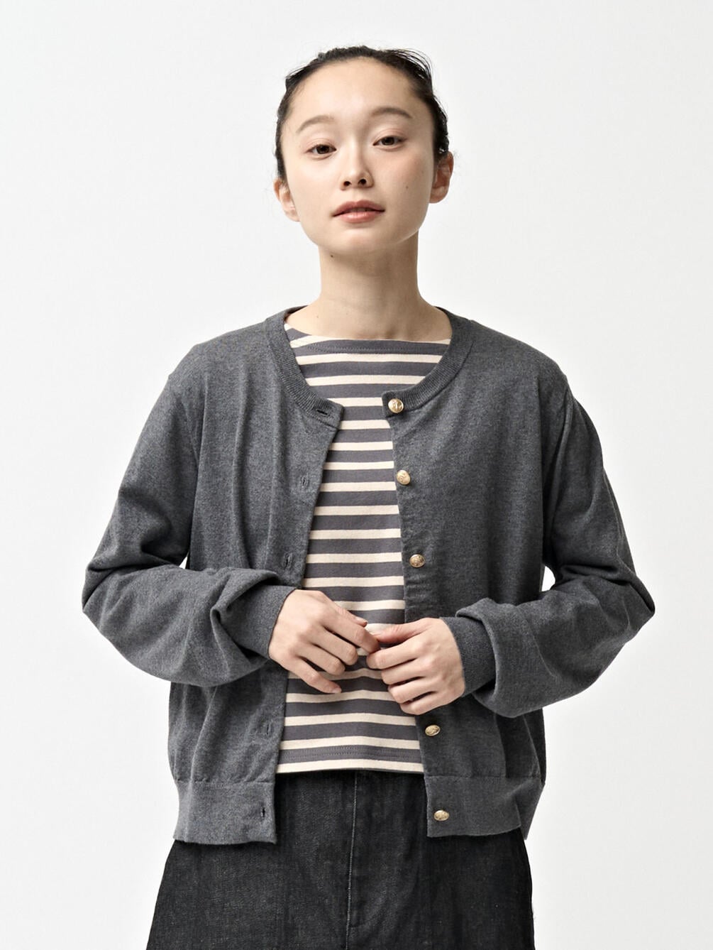 ORCIVAL | クルーネック 長袖ニットカーディガン WOMEN
