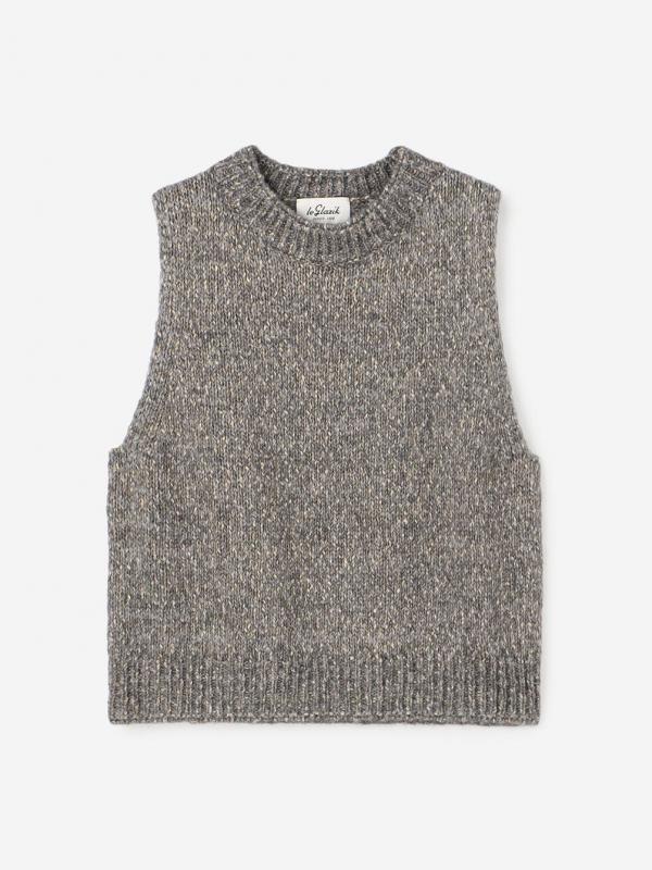 LE GLAZIK | ミックスヤーン ベスト WOMEN