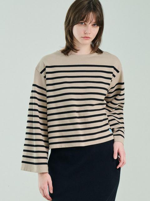 ORCIVAL | ラッセル ボートネック ワイドセーラーTシャツ WOMEN