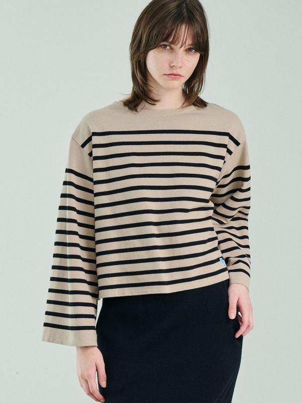 ORCIVAL | ラッセル ボートネック ワイドセーラーTシャツ WOMEN