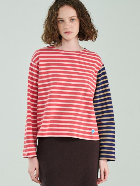 ORCIVAL | ハーレクイン コットンロード フレンチバスクTシャツ WOMEN