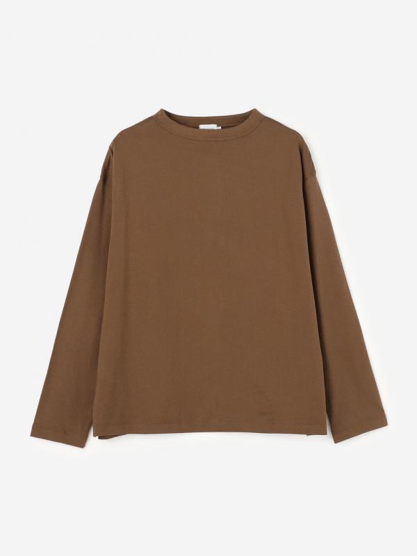 handvaerk | 60/2 ボトルネック 長袖Tシャツ WOMEN