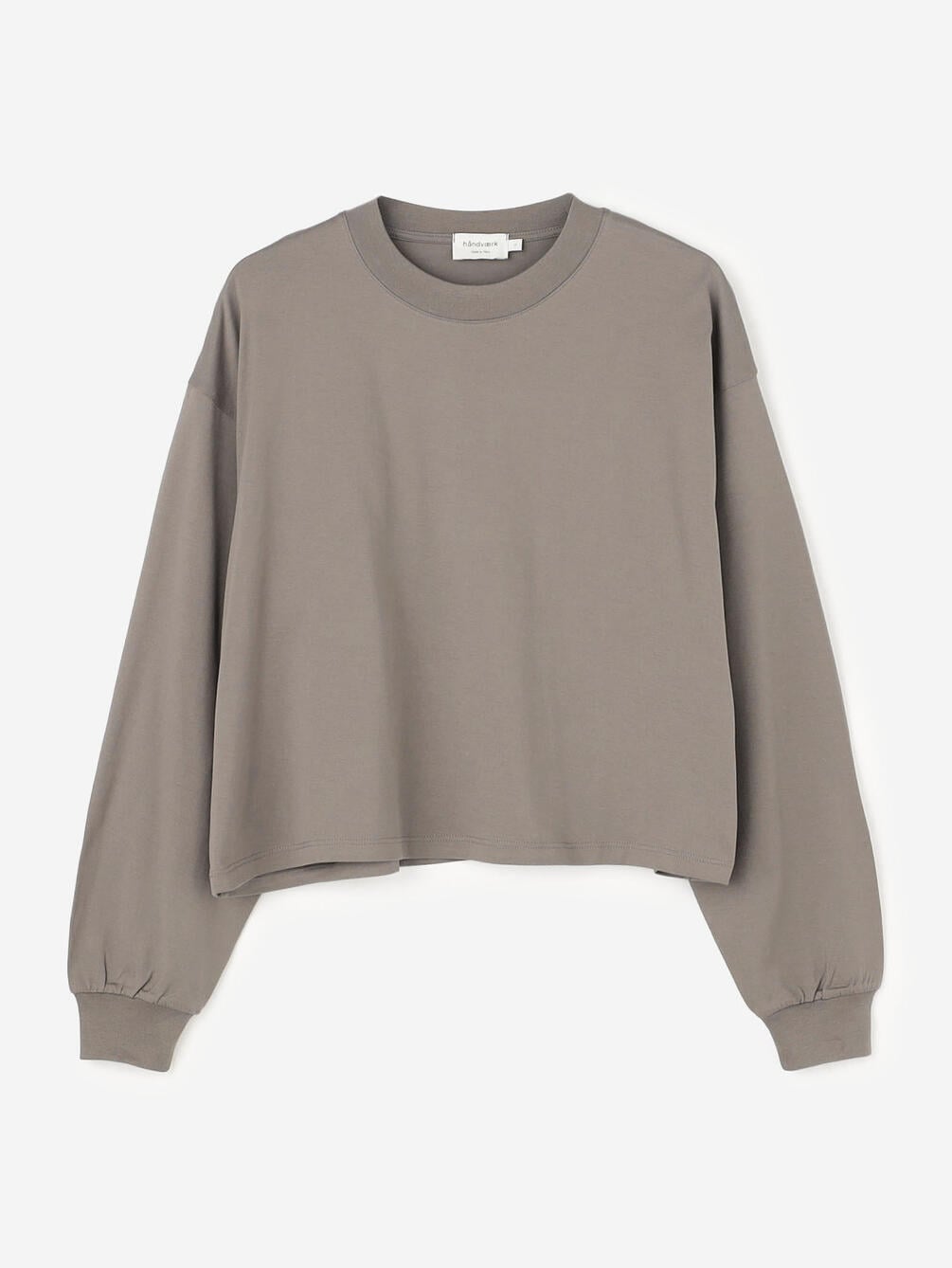 handvaerk | 60/2 クルーネック 長袖Tシャツ WOMEN
