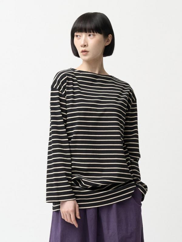 ORCIVAL | コットン天竺 ボートネック長袖カットソー WOMEN