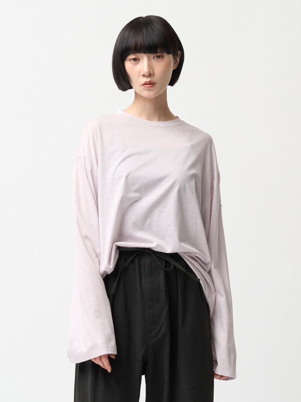 ORCIVAL | クルーネック 長袖シアーカットソー WOMEN