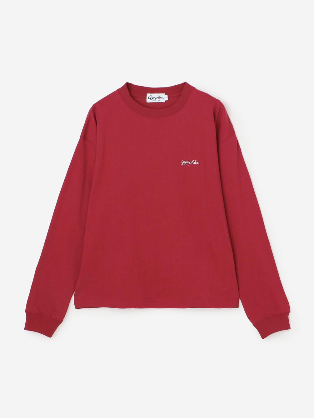 Gymphlex | コットンジャージー クルーネック長袖Tシャツ WOMEN