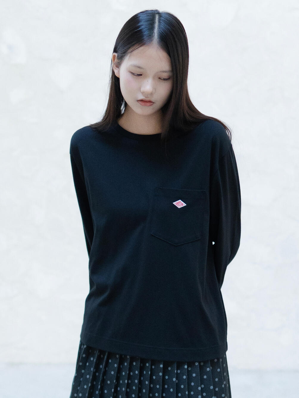 DANTON × eunoia | T/C ロングスリーブTシャツ WOMEN