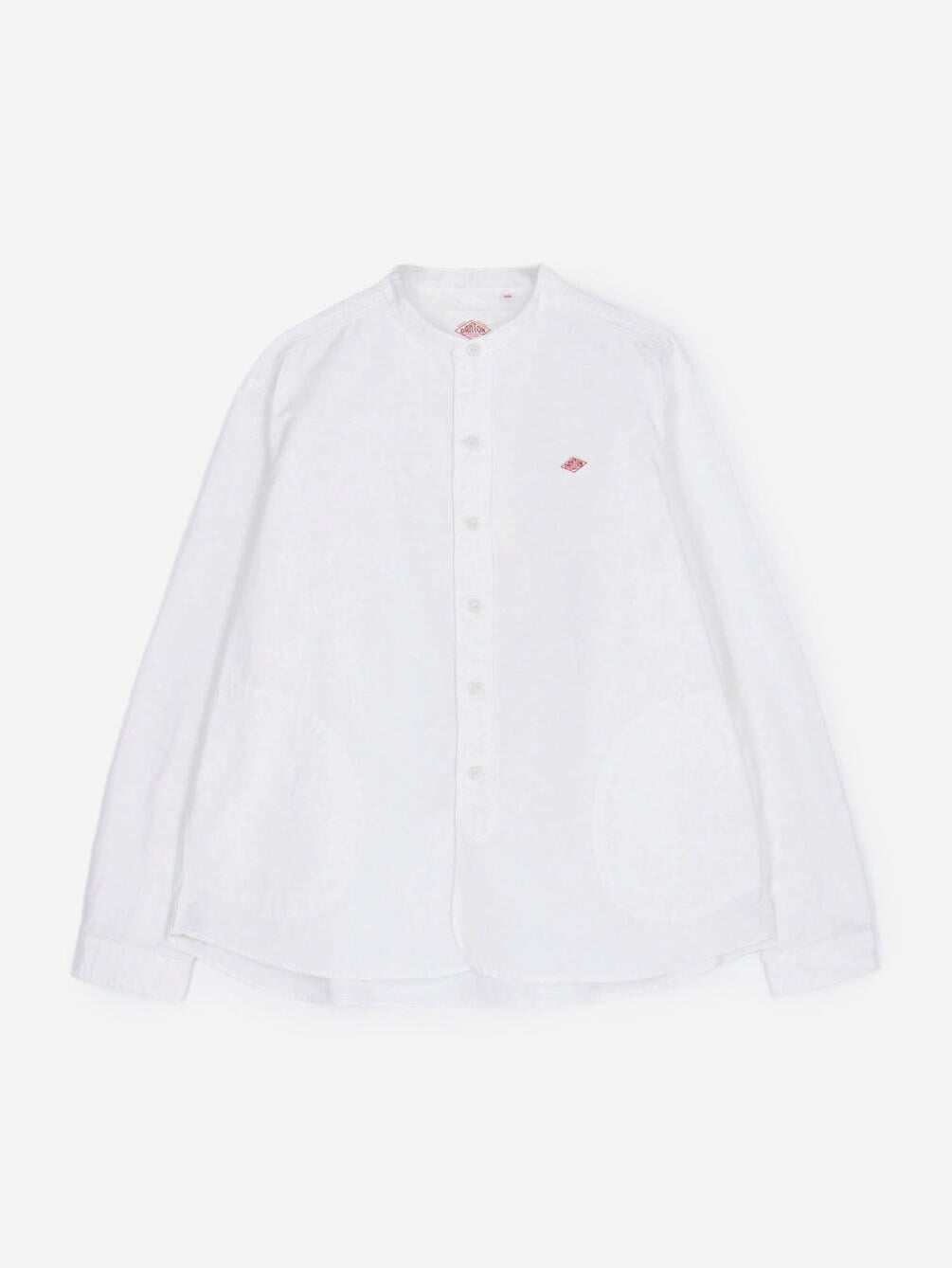 DANTON | オックスフォード バンドカラーシャツ SOLID WOMEN